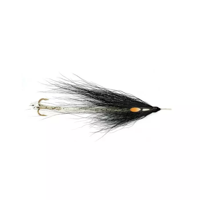 Fulling Mill Waddington Snake Black-n-Silver Fly 3 Fulling Mill Waddington Snake Black-n-Silver Fly