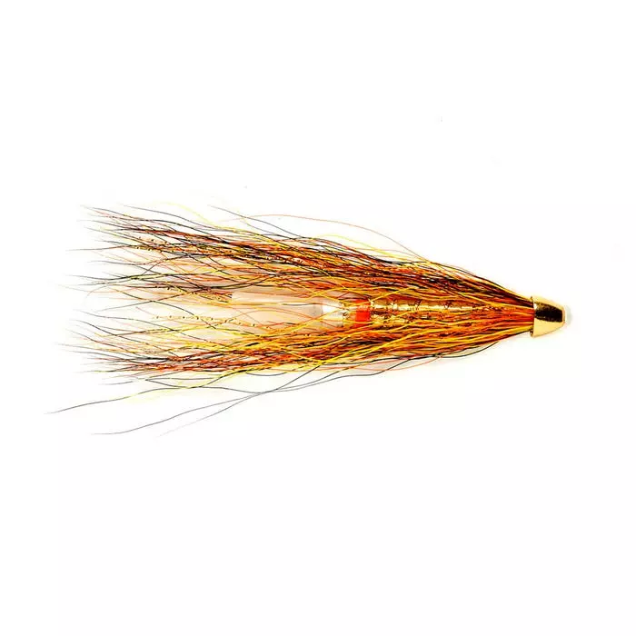 Fulling Mill Willie Gunn Gold Conehead Tube Fly 4 Fulling Mill Willie Gunn Gold Conehead Tube Fly - Image 2