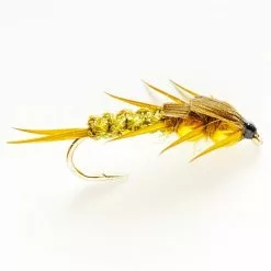 Fulling Mill Olive Golden Nugget Creeper Nymph