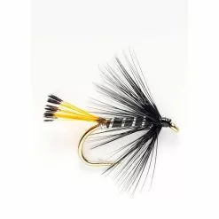Fulling Mill Black Pennell Hackled Wet Fly -Top Sea-Trout Tackle Sales 205.1 3