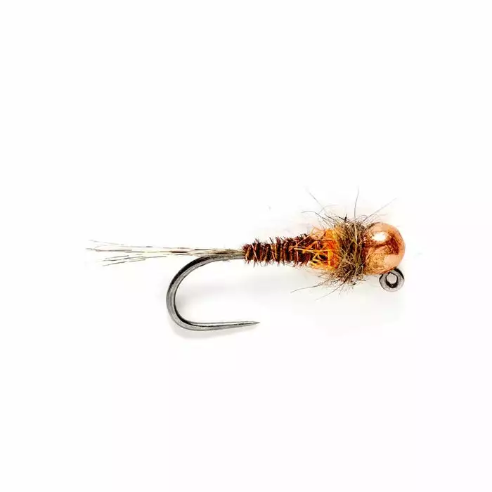 Fulling Mill Depth Charge Orange Hot Spot Pheasant Tail Jig 5 Fulling Mill Depth Charge Orange Hot Spot Pheasant Tail Jig - Image 3