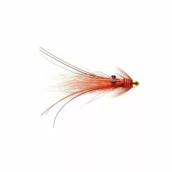 Fulling Mill RS Super Snaelda Red And Gold Tube Fly