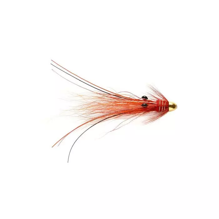 Fulling Mill RS Super Snaelda Red And Gold Tube Fly 3 Fulling Mill RS Super Snaelda Red And Gold Tube Fly