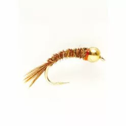 Fulling Mill Golden Nugget Pheasant Tail Pupa -Top Sea-Trout Tackle Sales 390.1 1