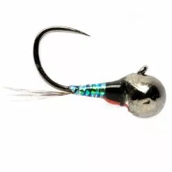 Fulling Mill Croston's Micro Perdigon Black Widow Fly