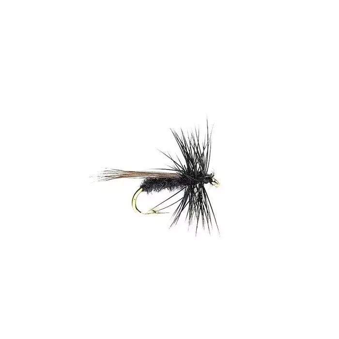 Fulling Mill Black Mini Sedge Dry Fly 3 Fulling Mill Black Mini Sedge Dry Fly