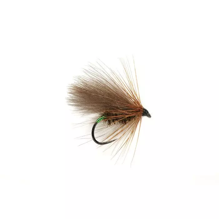 Fulling Mill Barbless Rozas Green Butt CdC Caddis 3 Fulling Mill Barbless Rozas Green Butt CdC Caddis